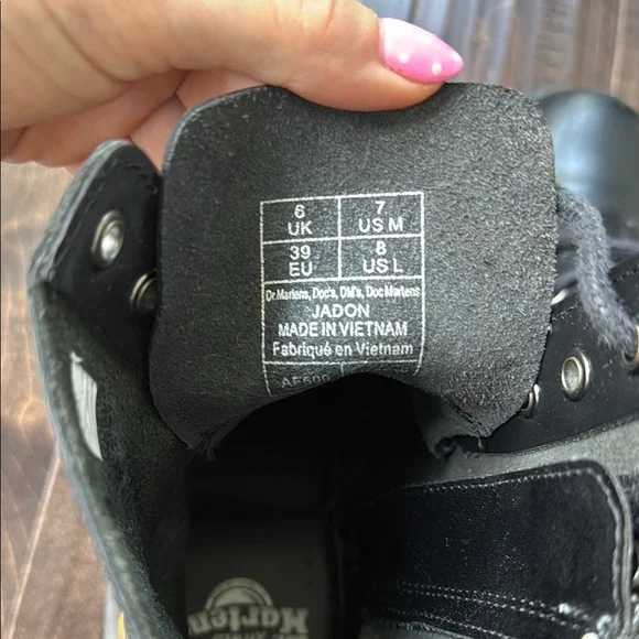 Dr. Martens Black Platform Boots - Picture 3 of 3